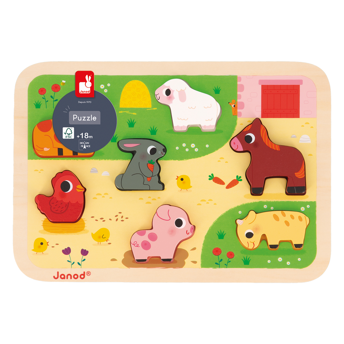 CHUNKY PUZZLE - À LA FERME JANOD PUZZLES