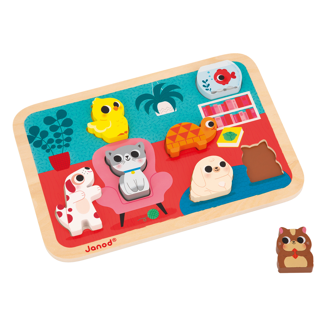 CHUNKY PUZZLE - LES ANIMAUX DOMESTIQUES JANOD PUZZLES