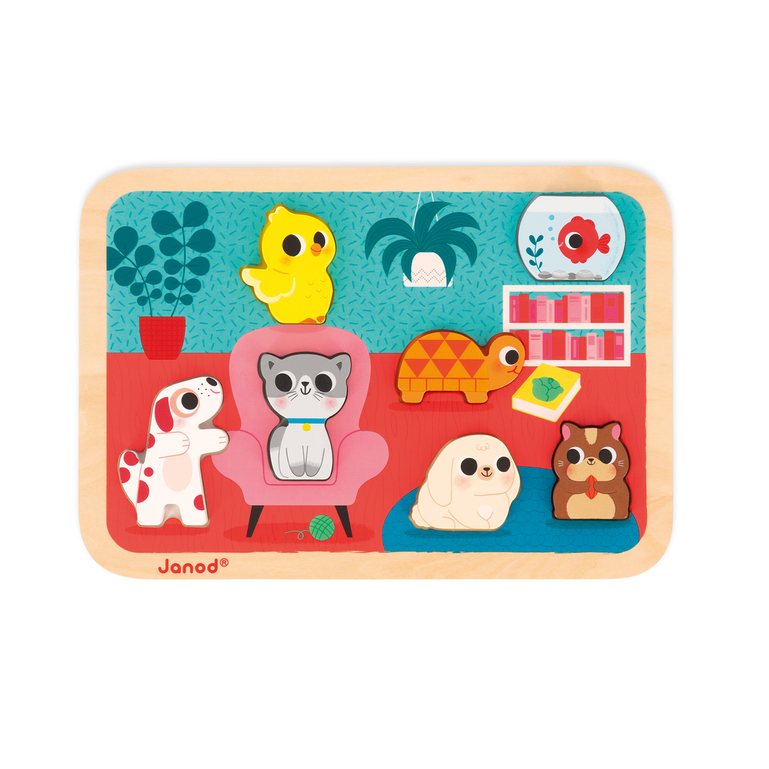 CHUNKY PUZZLE - LES ANIMAUX DOMESTIQUES JANOD PUZZLES