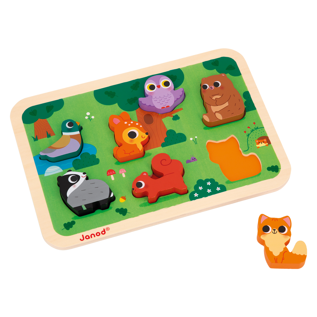 CHUNKY PUZZLE - LA FORÊT JANOD PUZZLES