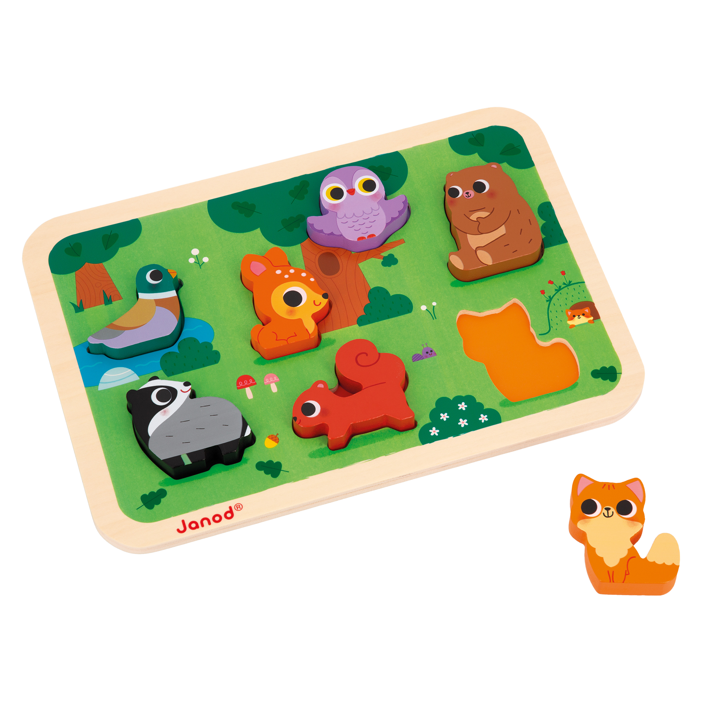 CHUNKY PUZZLE - LA FORÊT JANOD PUZZLES