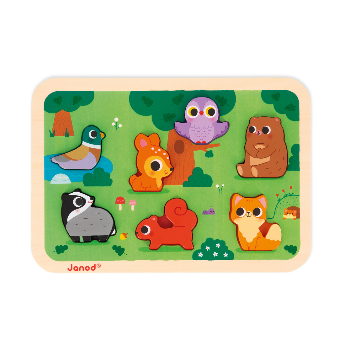 CHUNKY PUZZLE - LA FORÊT JANOD PUZZLES