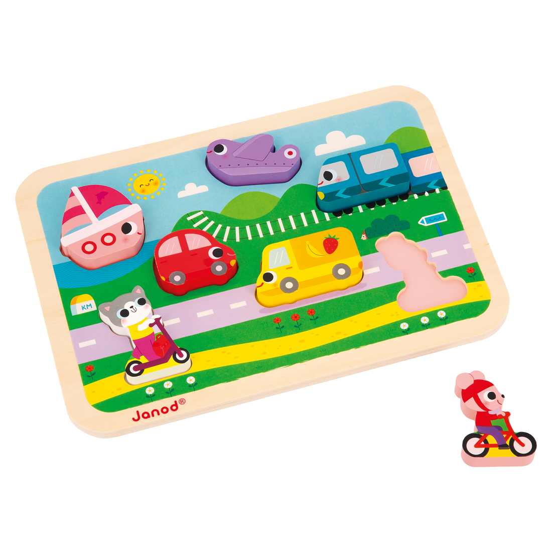CHUNKY PUZZLE - LES VÉHICULES JANOD PUZZLES