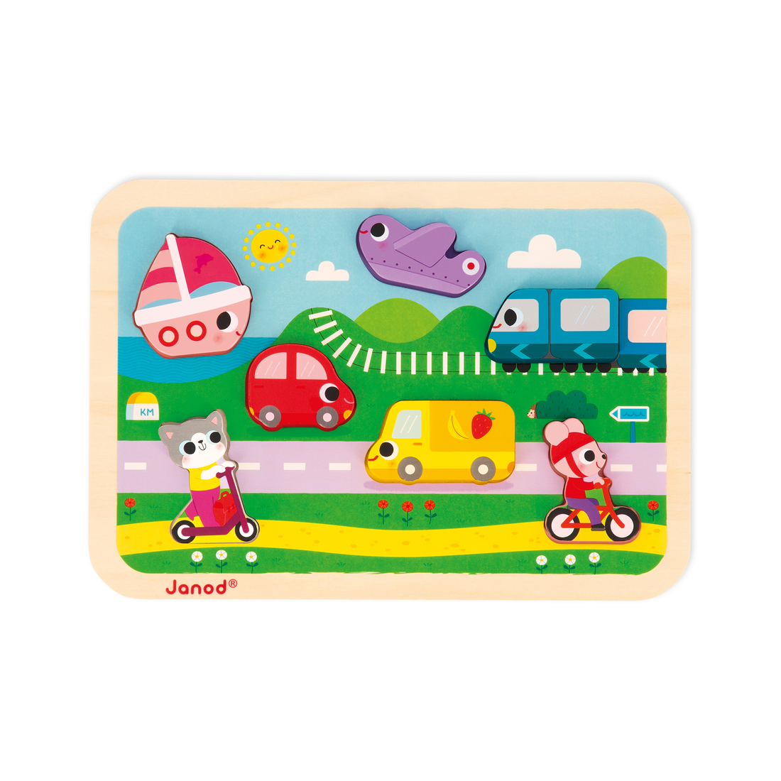 CHUNKY PUZZLE - LES VÉHICULES JANOD PUZZLES