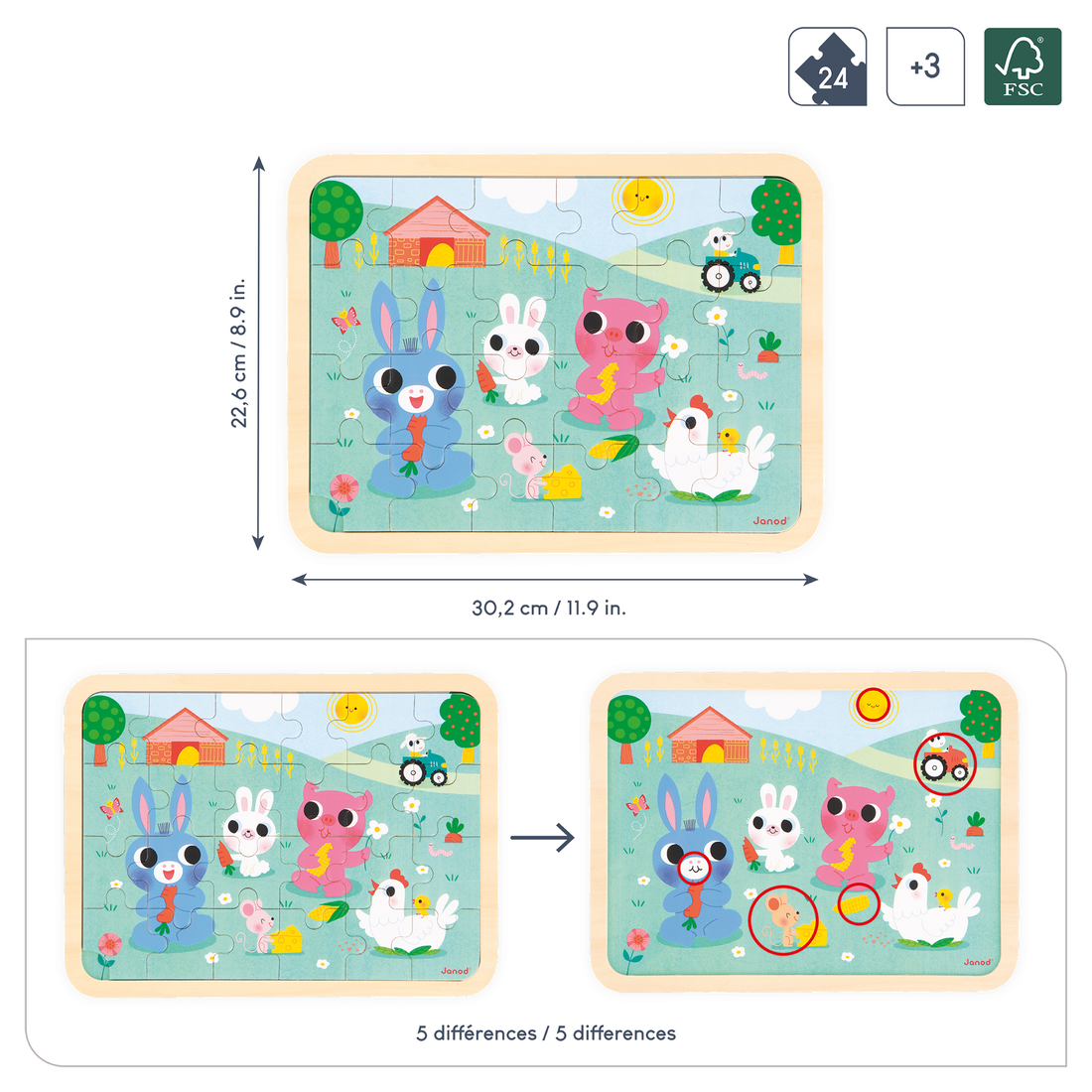 PUZZLE À LA FERME JANOD