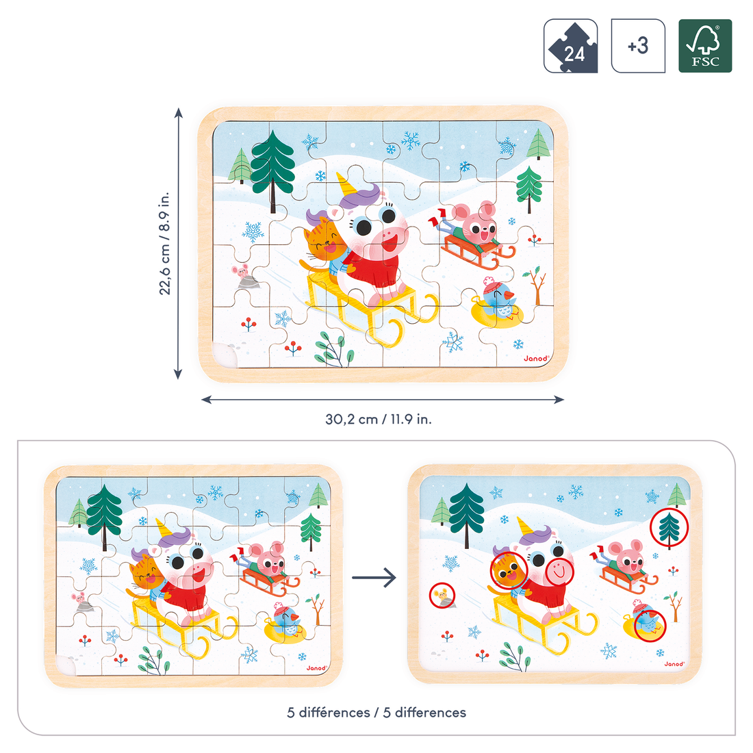 PUZZLE À LA MONTAGNE JANOD