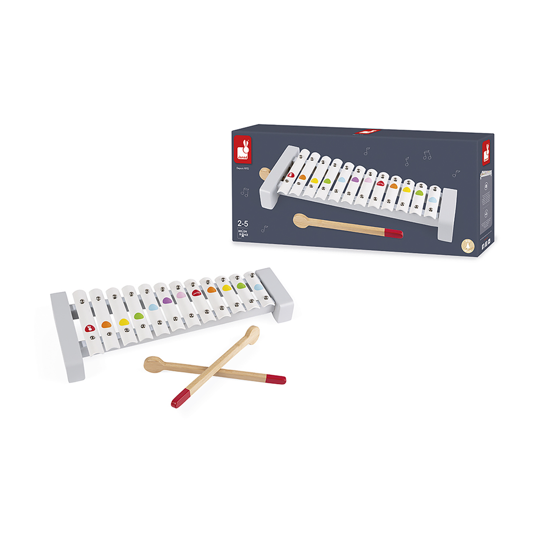 CONFETTI - XYLOPHONE EN MÉTAL JANOD