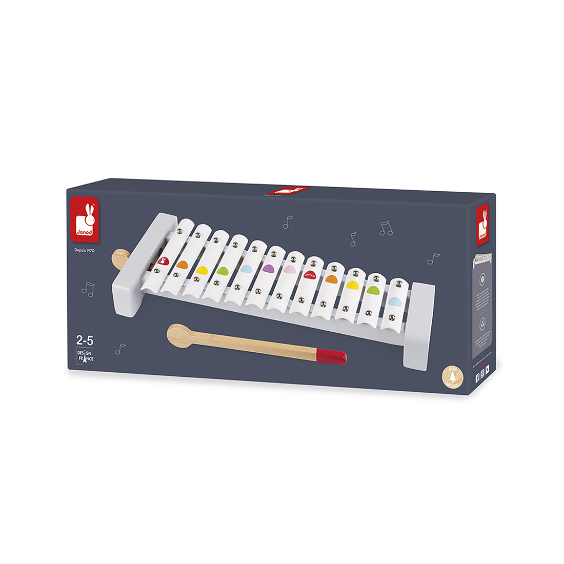 CONFETTI - XYLOPHONE EN MÉTAL JANOD
