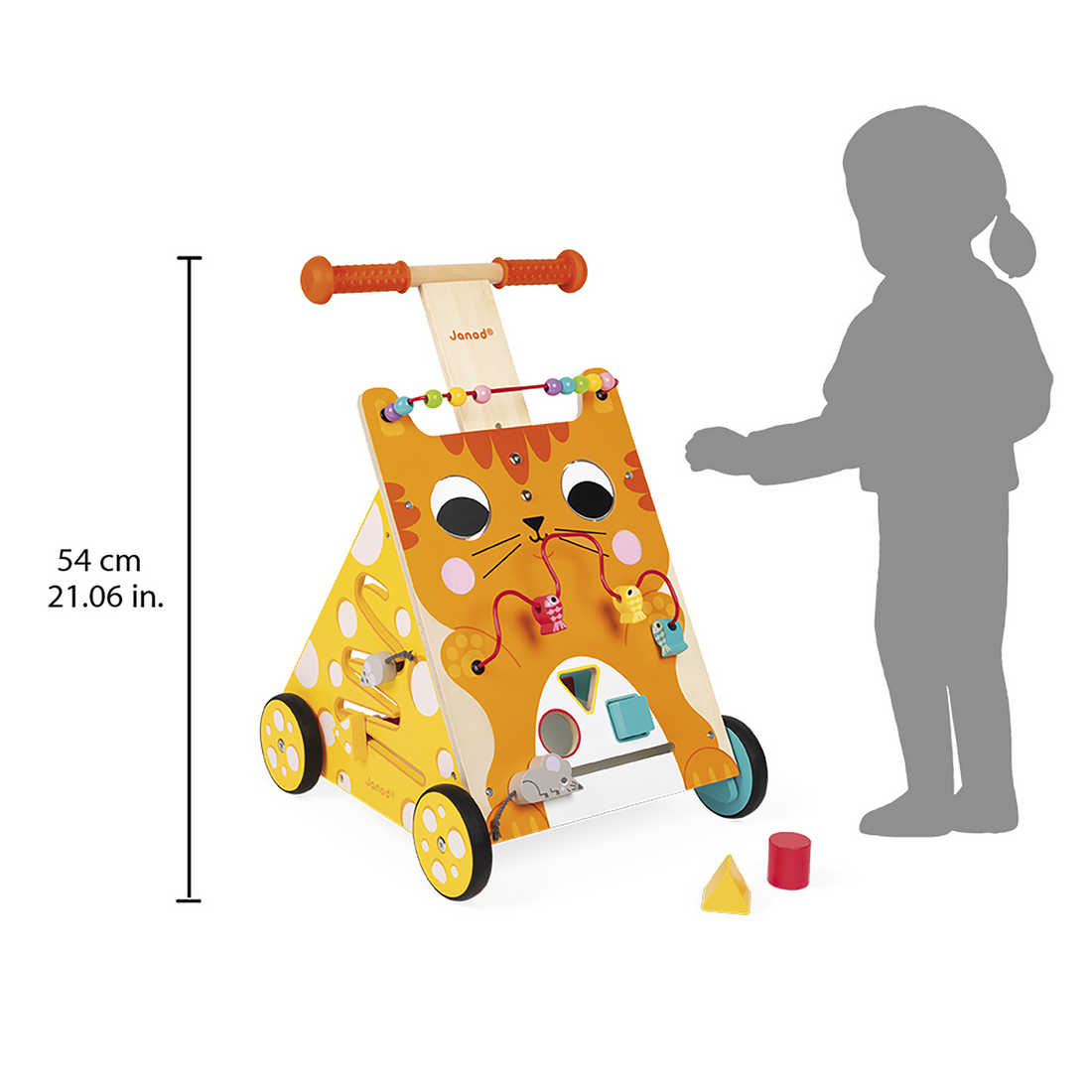 CHARIOT MULTI-ACTIVITES CHAT JANOD