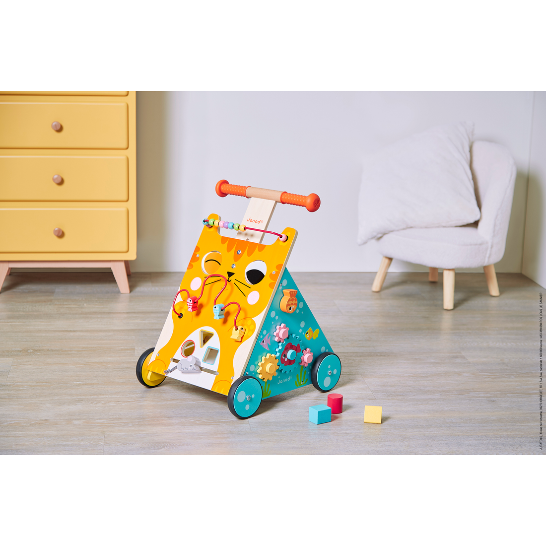 CHARIOT MULTI-ACTIVITES CHAT JANOD