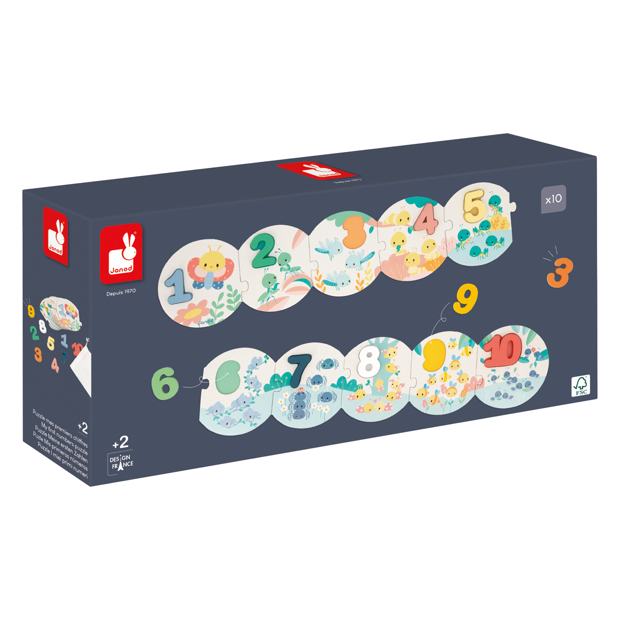 PURE - PUZZLE MES PREMIERS CHIFFRES JANOD PUZZLES