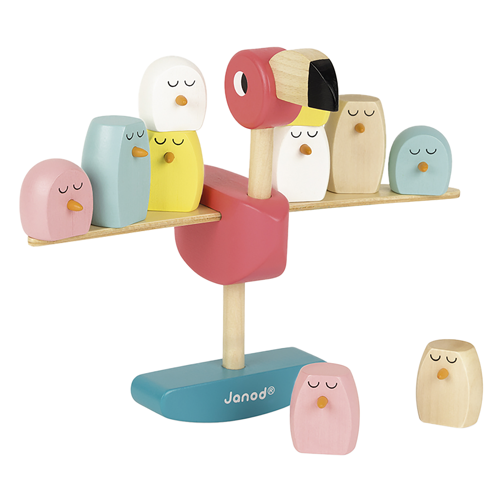 JEU D'ÉQUILIBRE FLAMAND ROSE JANOD