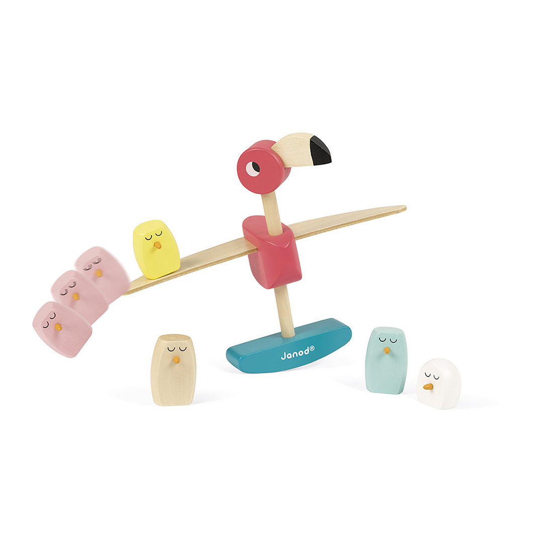 JEU D'ÉQUILIBRE FLAMAND ROSE JANOD
