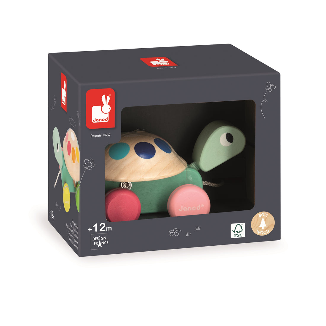 ZIGOLOS - TORTUE À TIRER ZIGOLOS