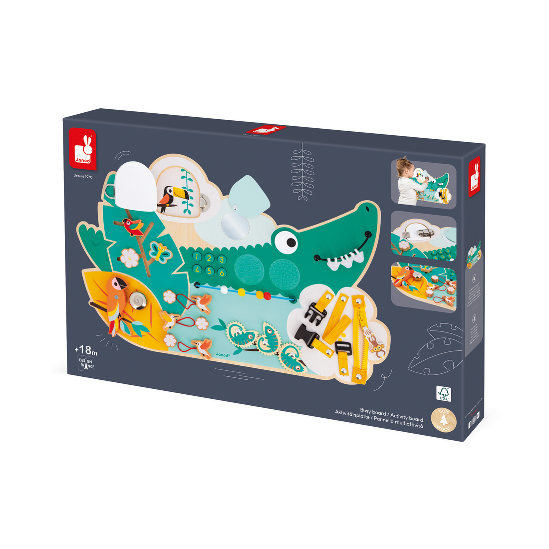 TROPIK: TABLEAU D'ACTIVITÉS CROCODILE JANOD