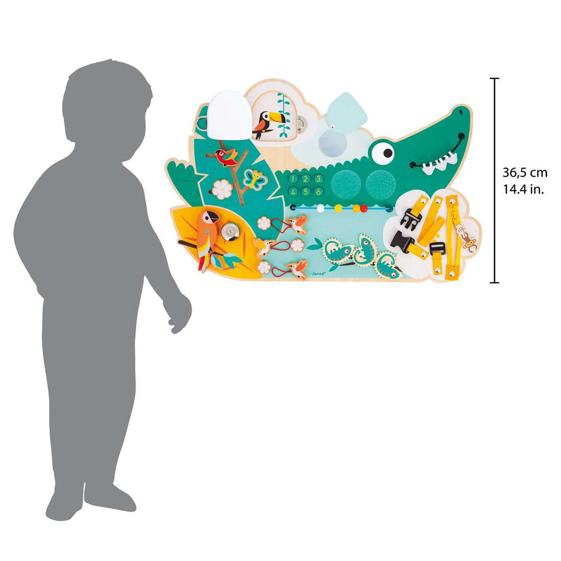 TROPIK: TABLEAU D'ACTIVITÉS CROCODILE JANOD