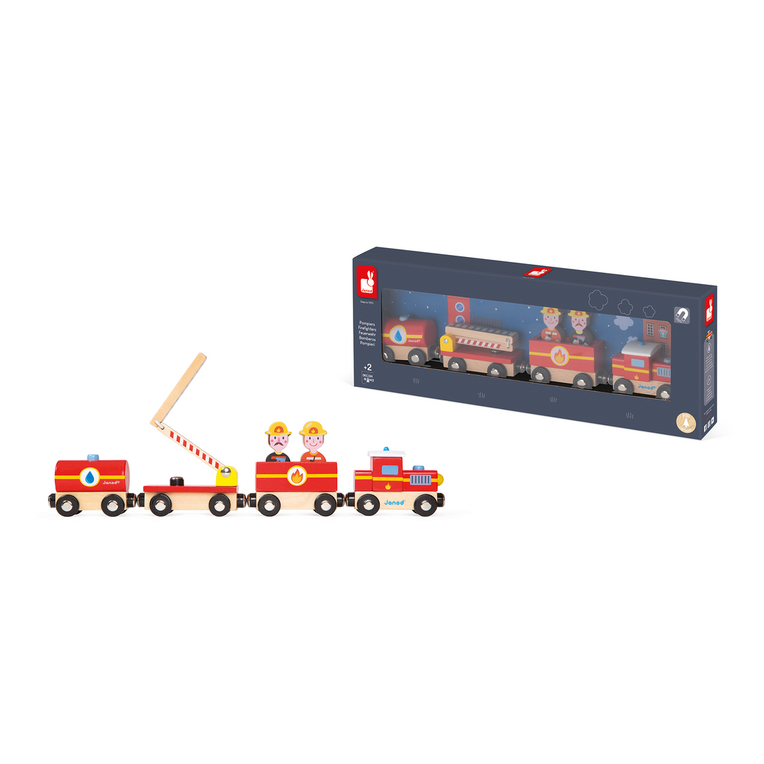 TRAIN DE POMPIERS AIMANTÉ JANOD