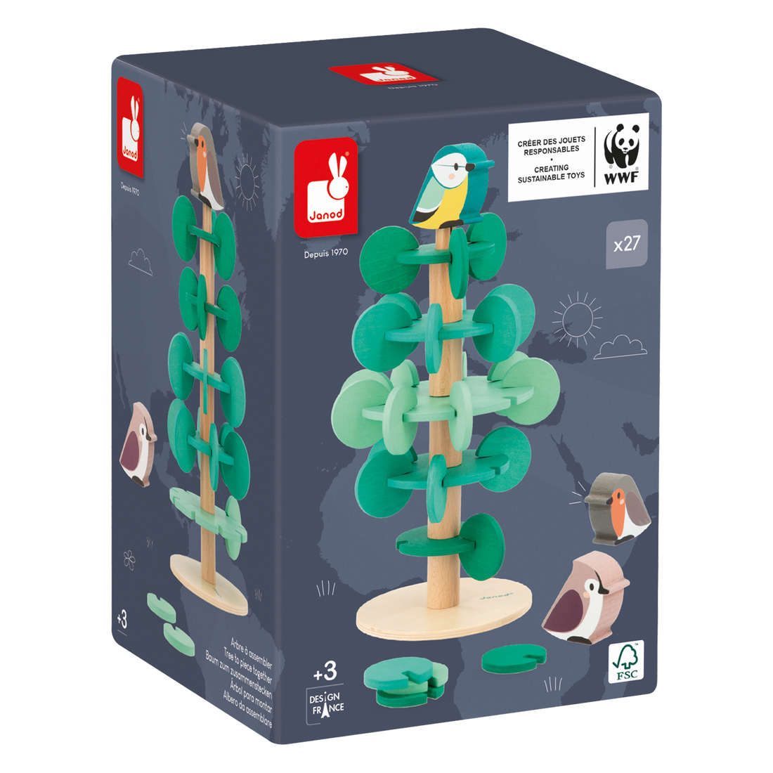 ARBRE À ASSEMBLER - 37pcs JANOD