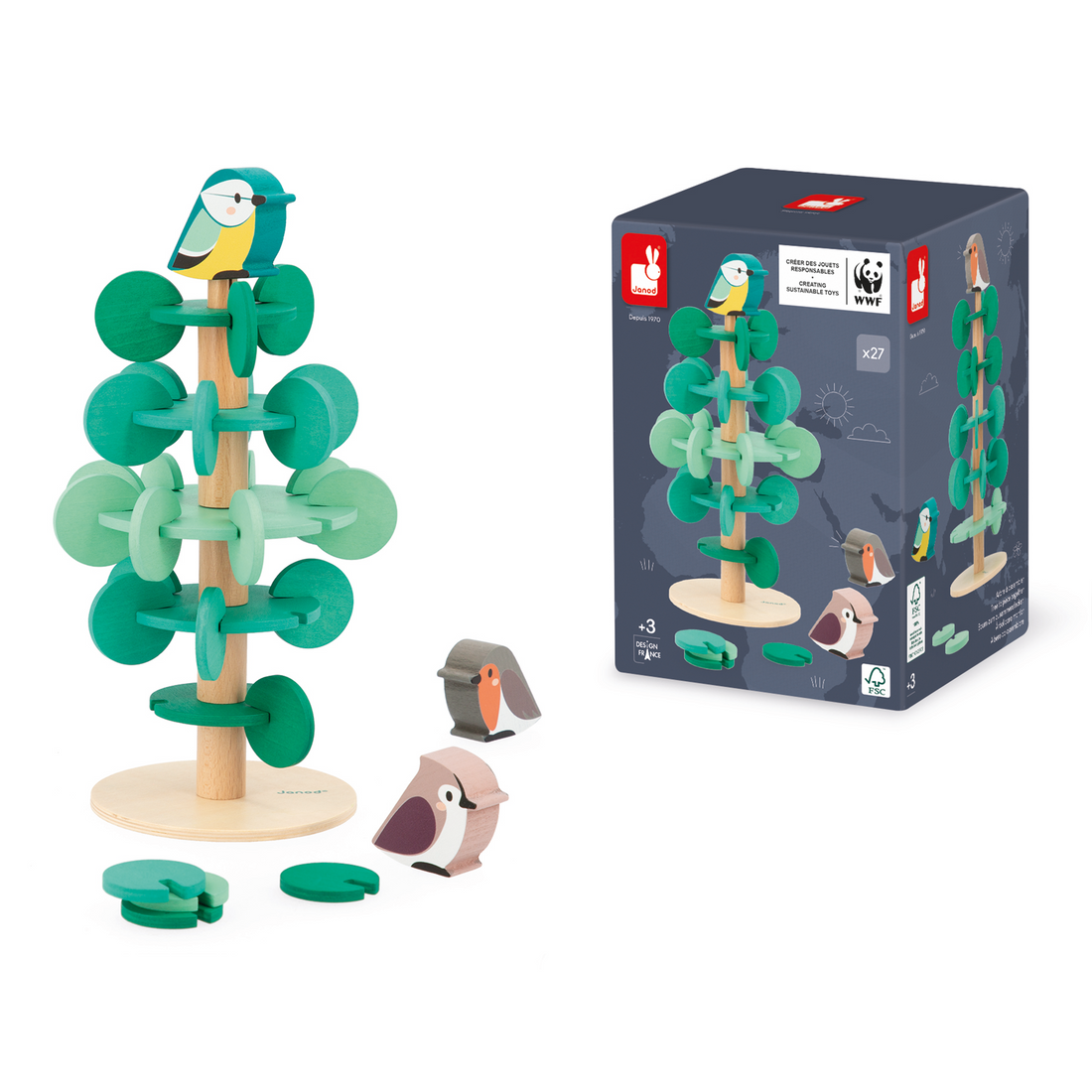 ARBRE À ASSEMBLER - 37pcs JANOD