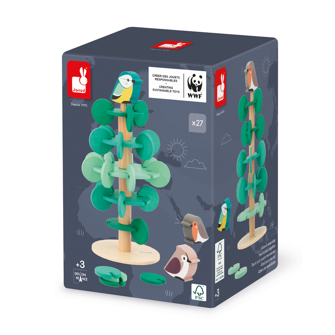 ARBRE À ASSEMBLER - 37pcs JANOD