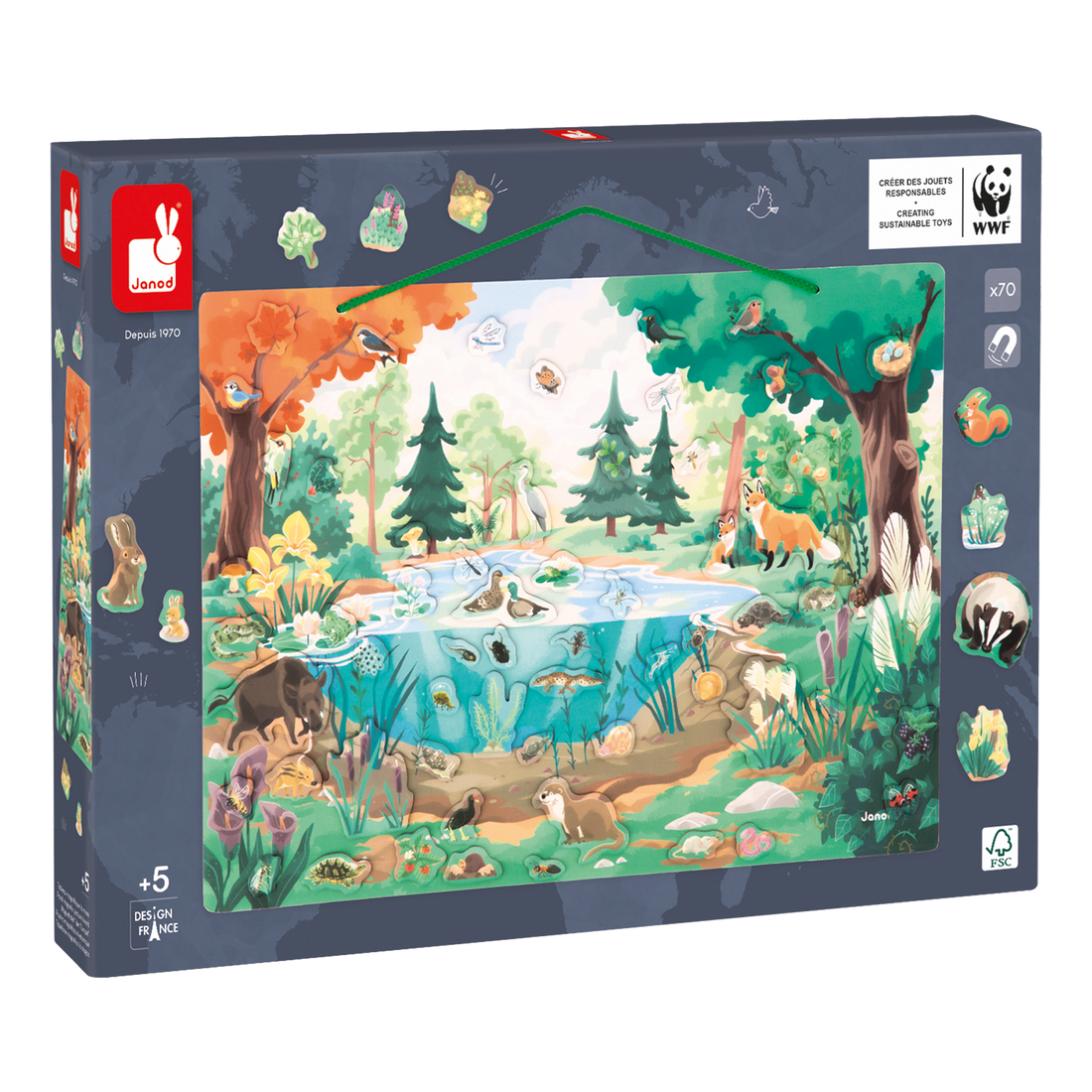 TABLEAU MAGNÉTIQUE - LA FORÊT JANOD