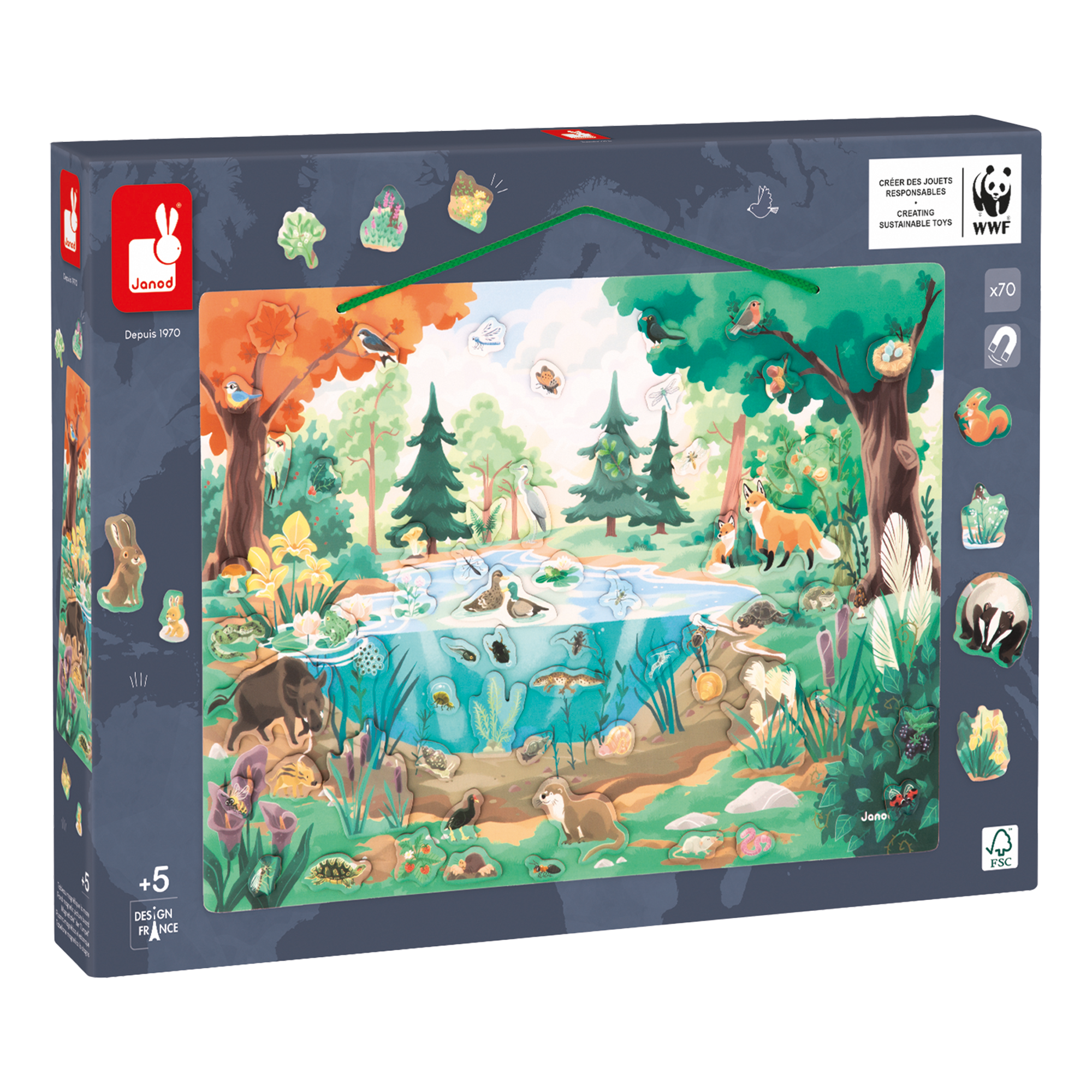 TABLEAU MAGNÉTIQUE - LA FORÊT JANOD