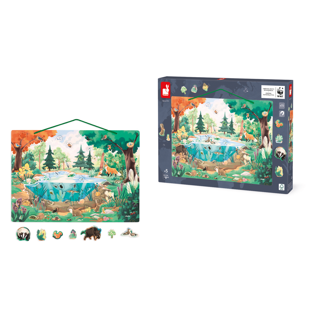 TABLEAU MAGNÉTIQUE - LA FORÊT JANOD