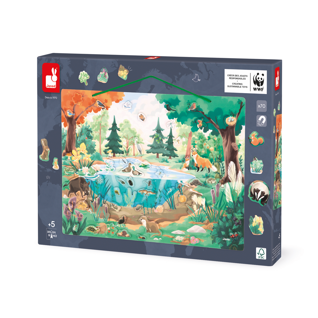 TABLEAU MAGNÉTIQUE - LA FORÊT JANOD