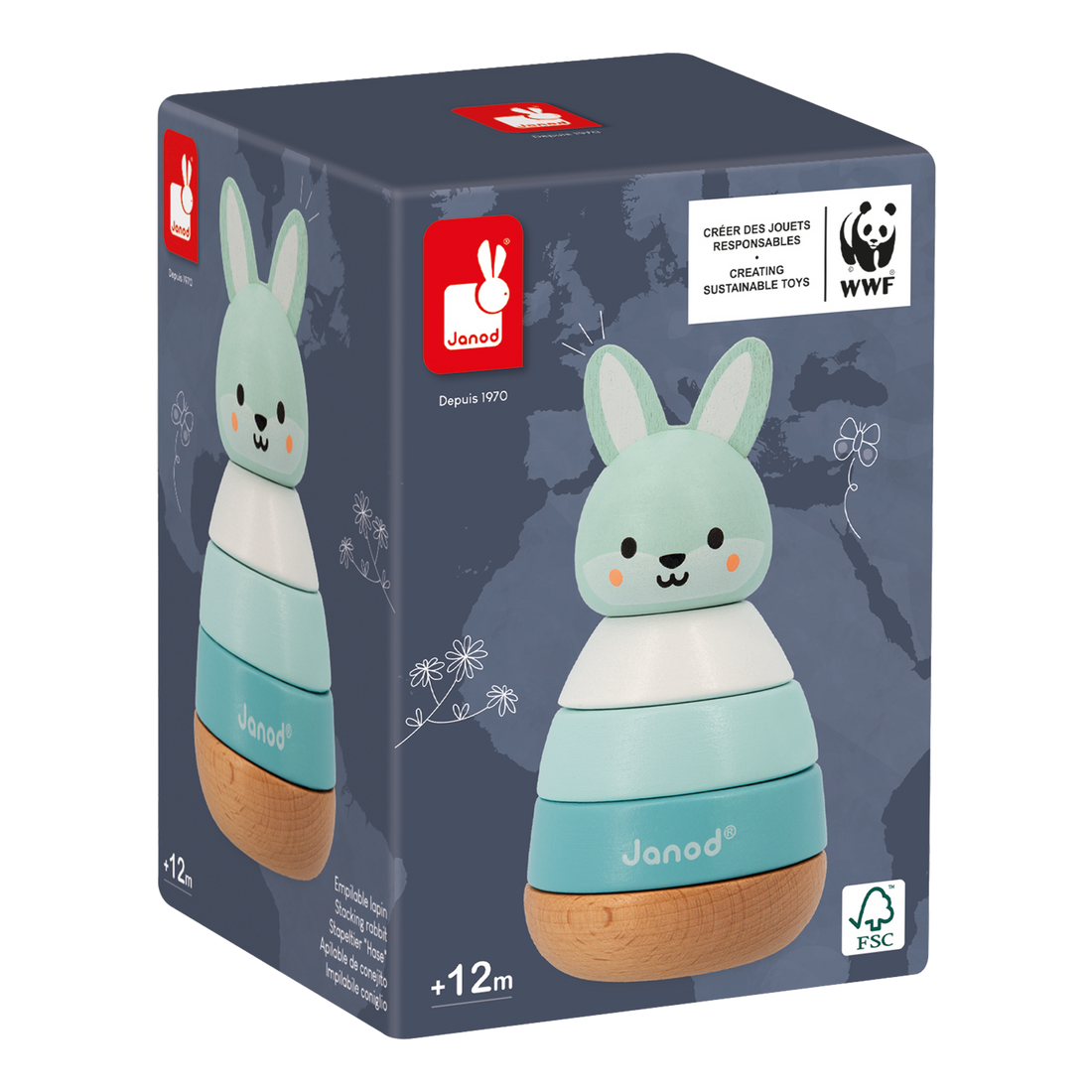 EMPILABLE LAPIN JANOD