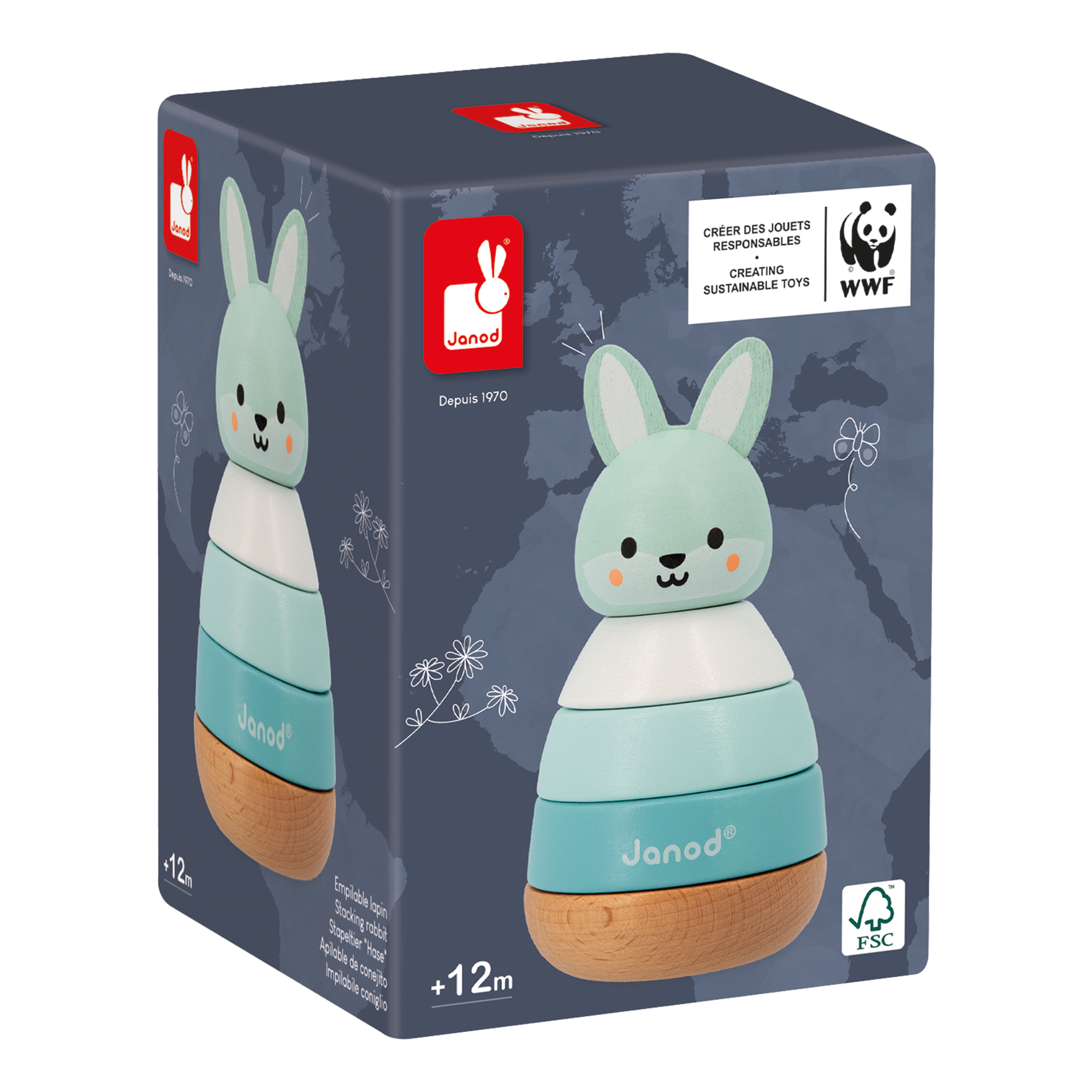 EMPILABLE LAPIN JANOD