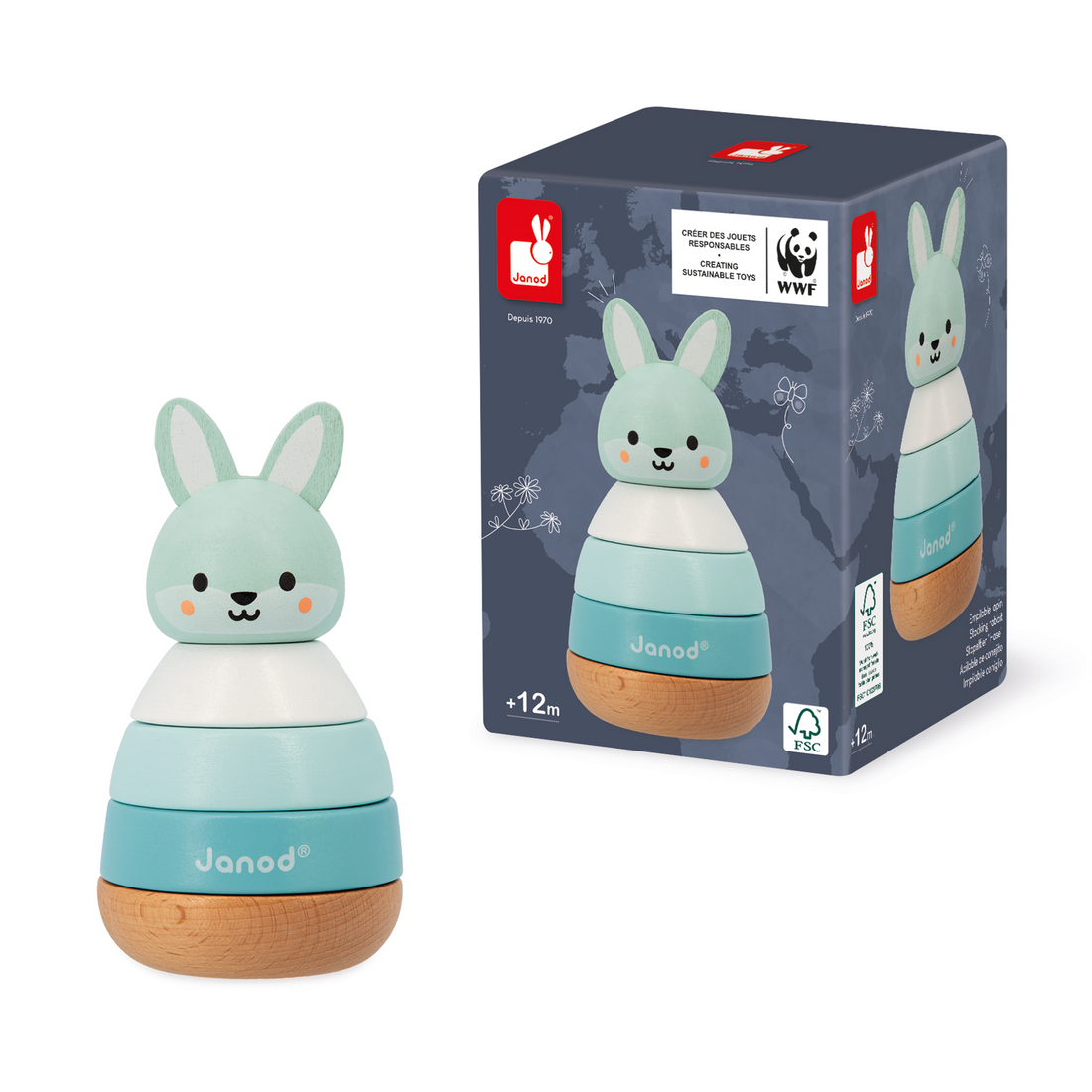 EMPILABLE LAPIN JANOD