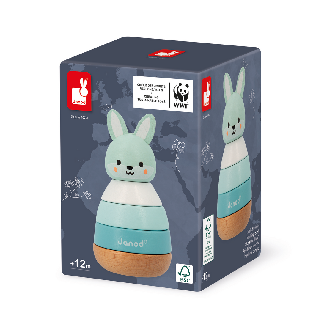 EMPILABLE LAPIN JANOD
