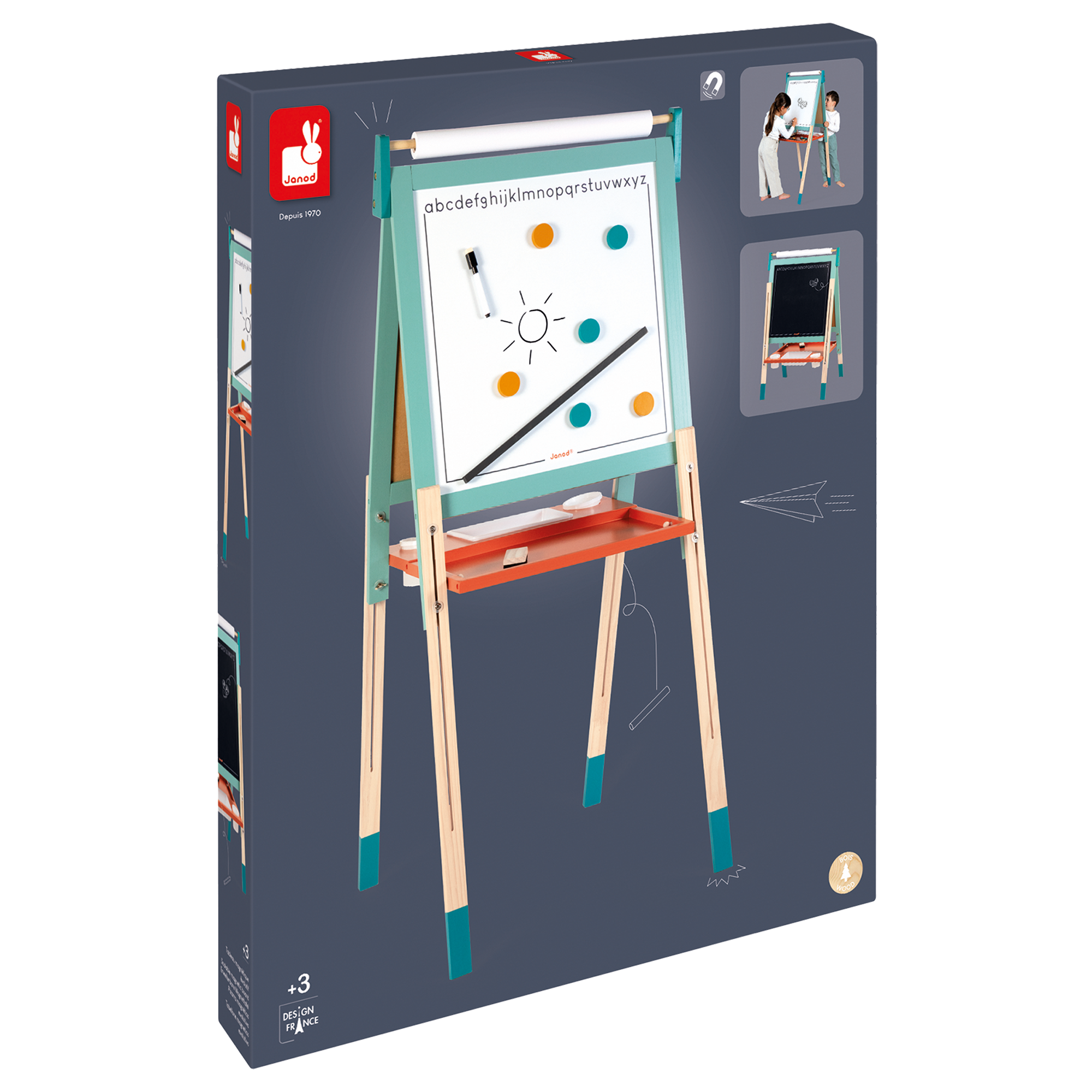 TABLEAU MAGNÉTIQUE ÉVOLUTIF / CHEVALET JANOD