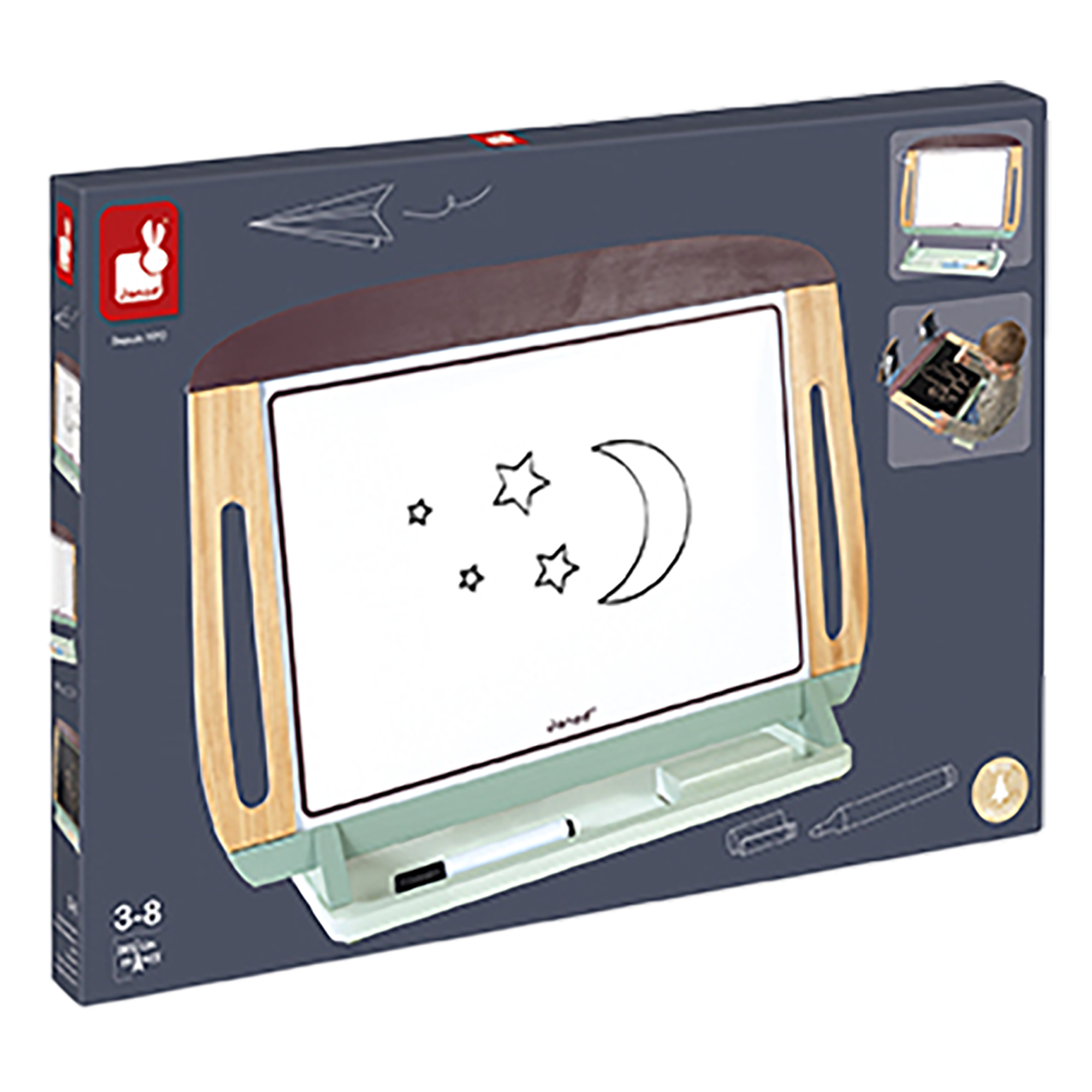 TABLETTE BLANCHE ET À CRAIE JANOD