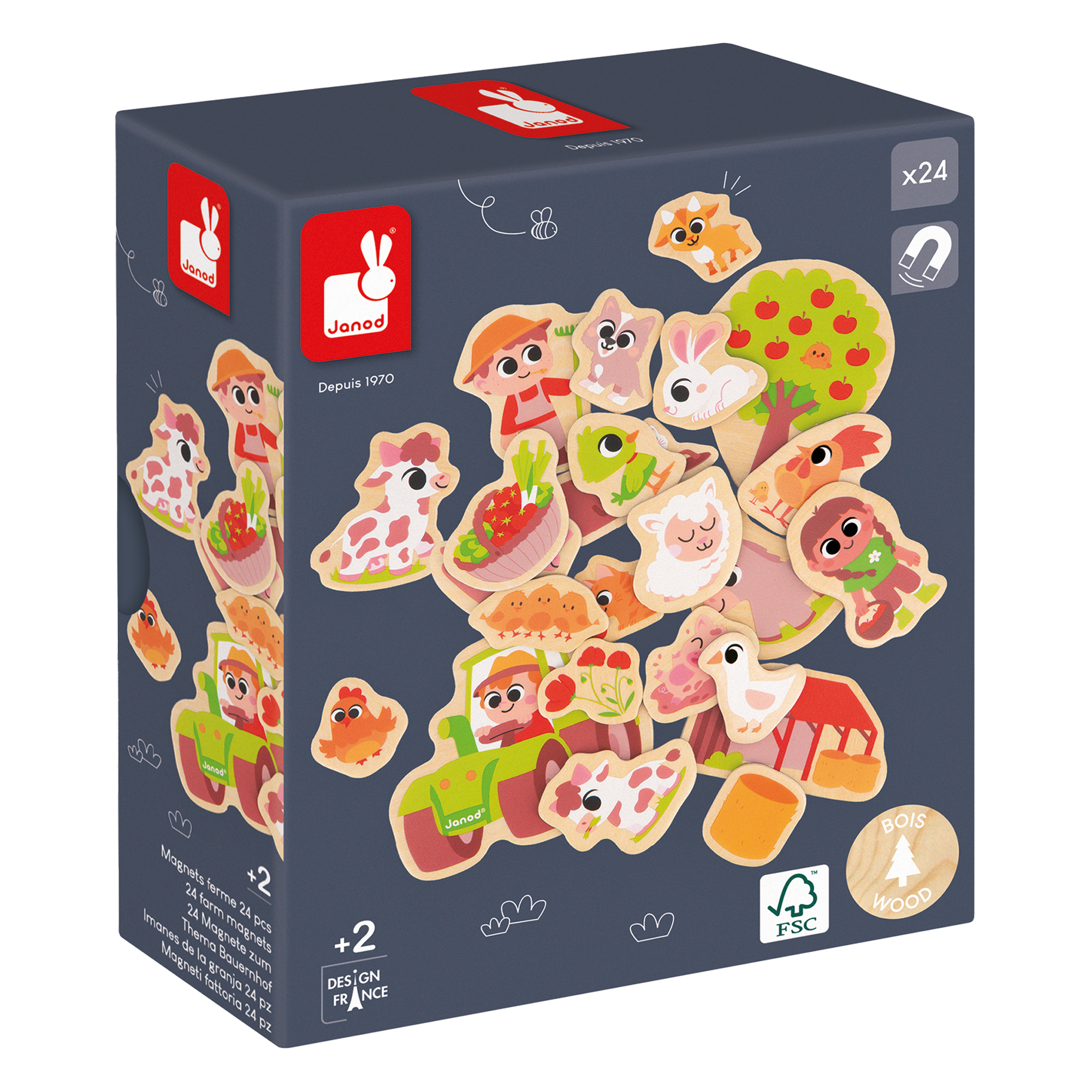 AIMANTS FERME - 24pcs JANOD