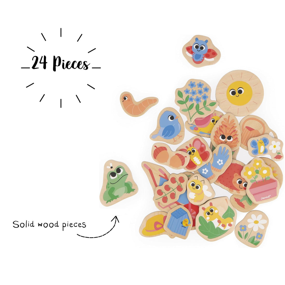 AIMANTS JARDIN - 24pcs JANOD