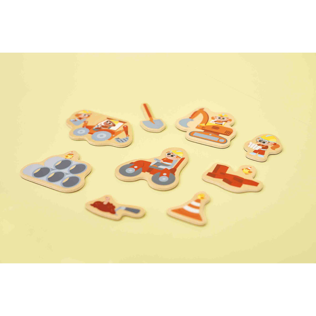 AIMANTS ENGINS DE CHANTIER - 24pcs JANOD