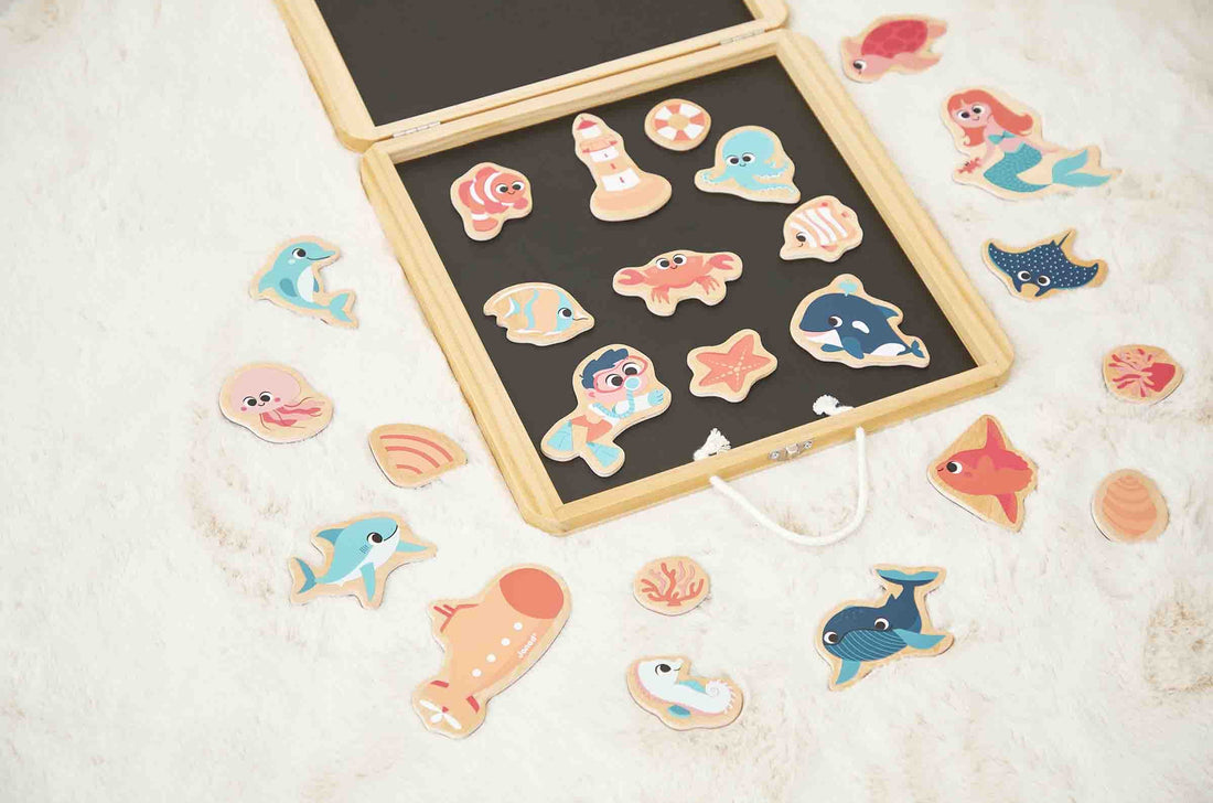 AIMANTS MONDE MARIN - 24pcs JANOD