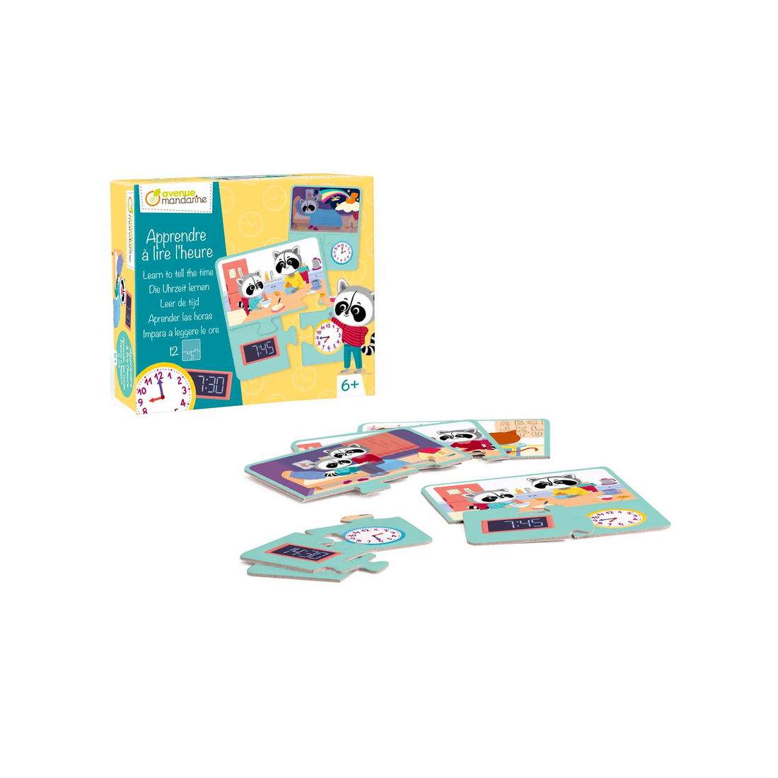 JEU ÉDUCATIF- APPRENDRE À LIRE L'HEURE