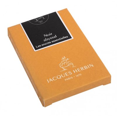 Boite De 7 Maxi Cartouches-Noir Abyssal J.HERBIN