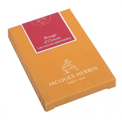 Boite De 7 Maxi Cartouches-Rouge DOrient J.HERBIN