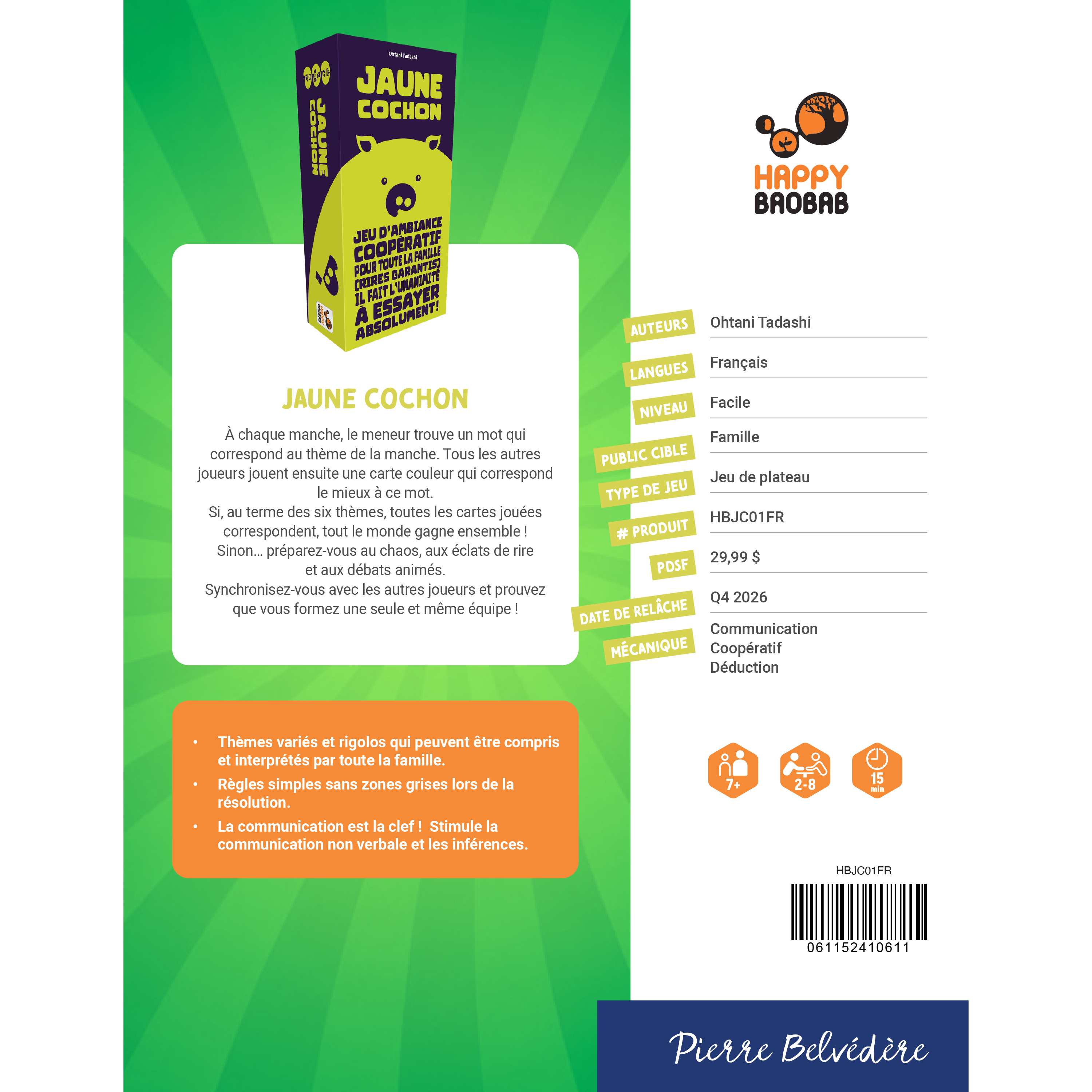 JAUNE COCHON