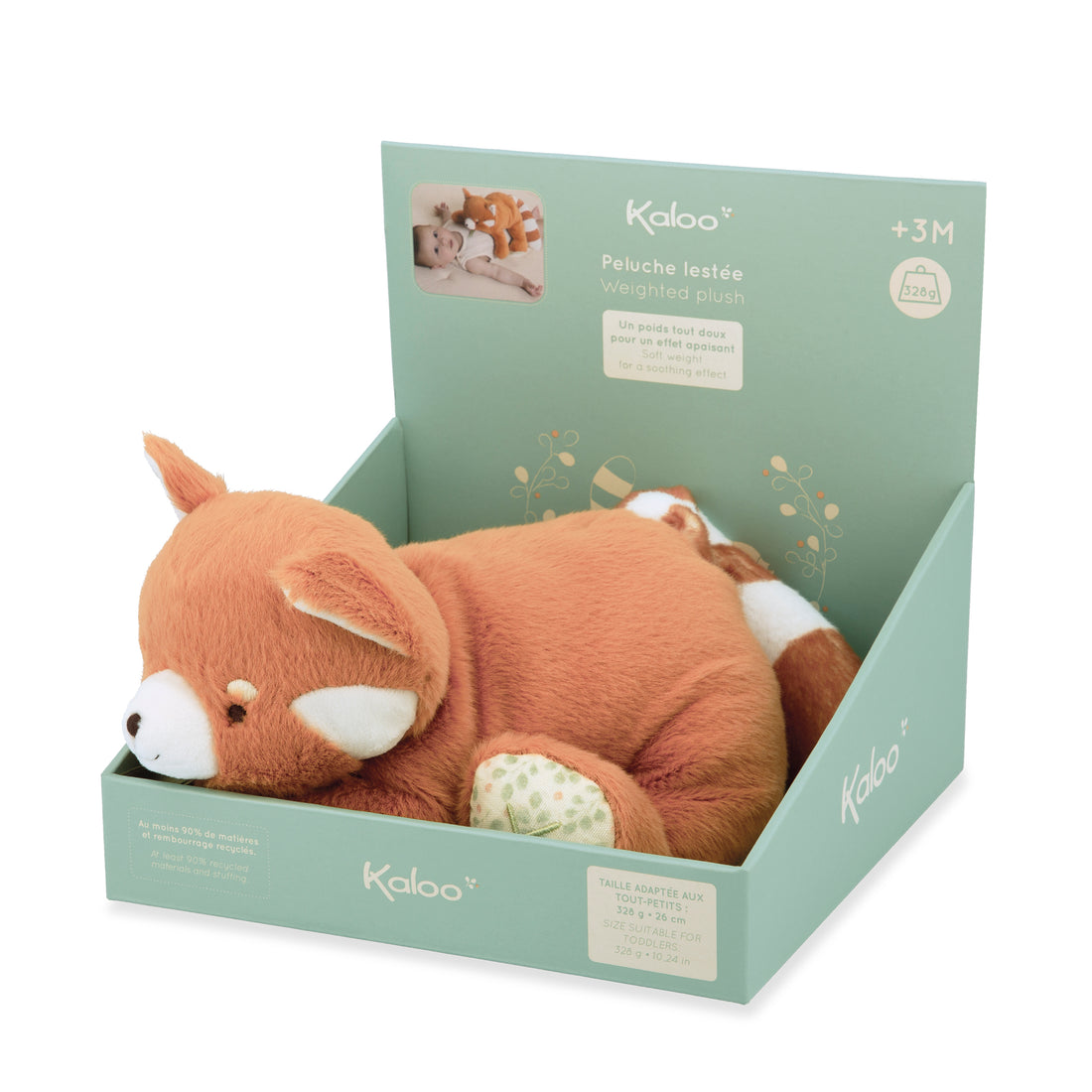 PETIT SONGE: PELUCHE LESTE - PANDA ROUX KALOO