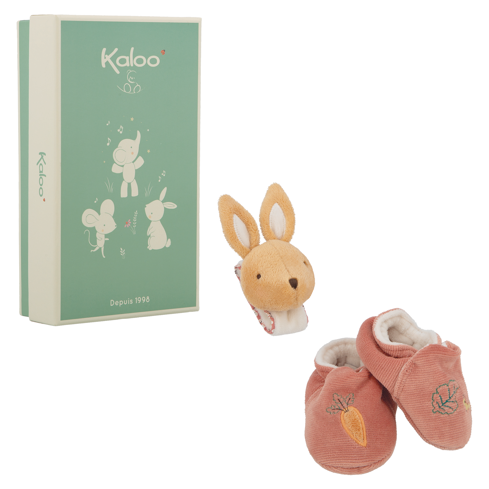 BRACELET SONORE & PANTOUFLES - LAPIN KALOO