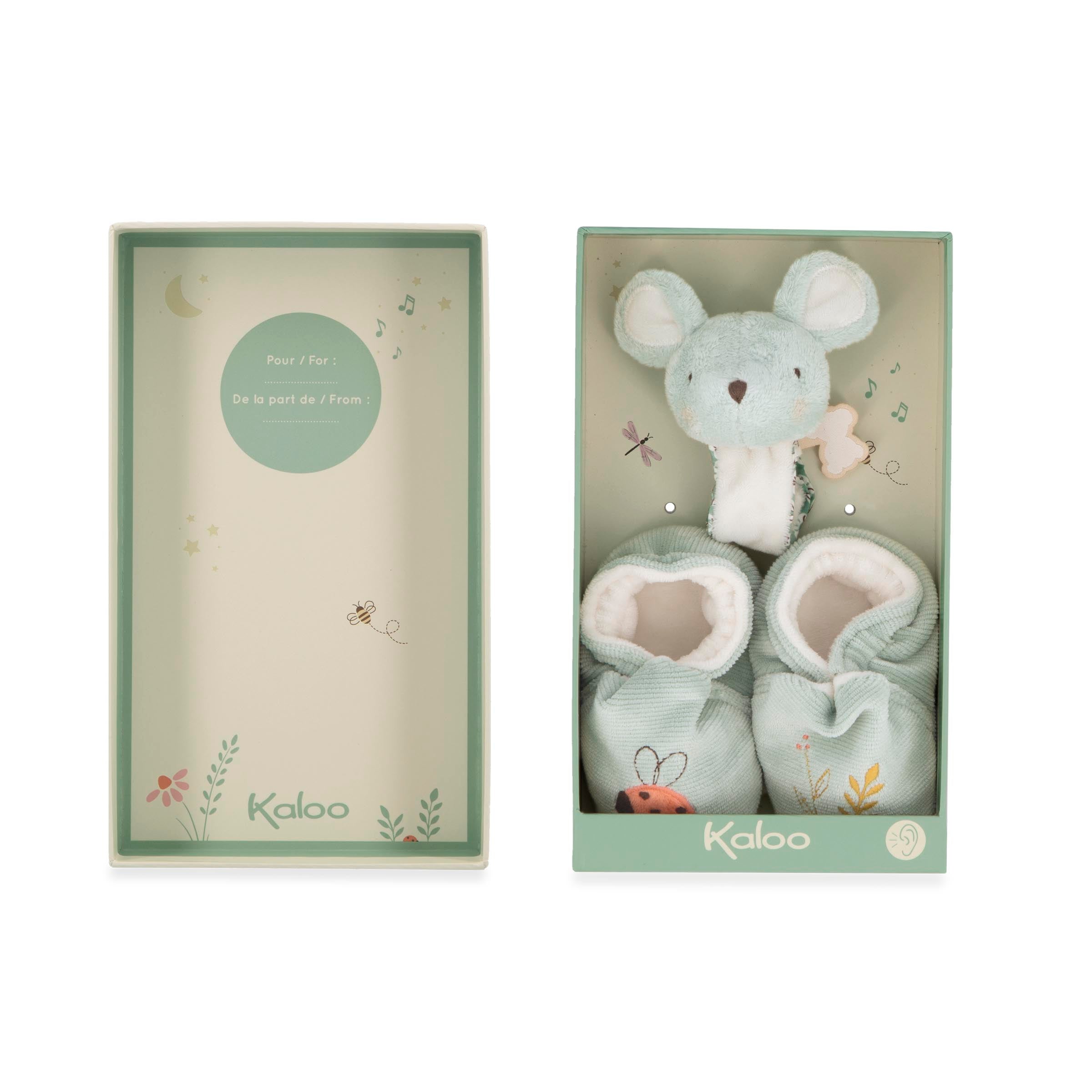 BRACELET SONORE & PANTOUFLES - SOURIS KALOO