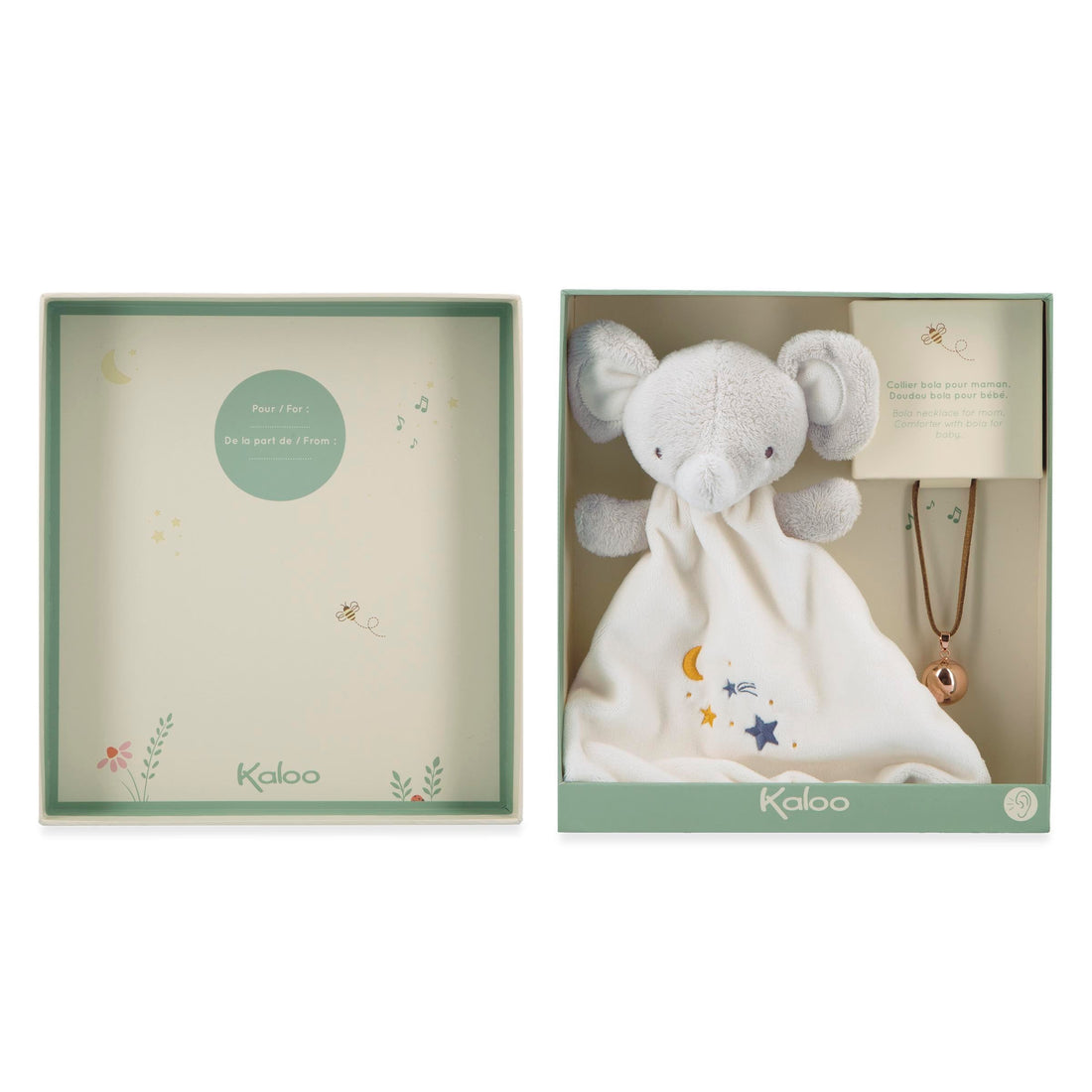 ENS. CADEAU DOUDOU BOLA - ÉLÉPHANT KALOO