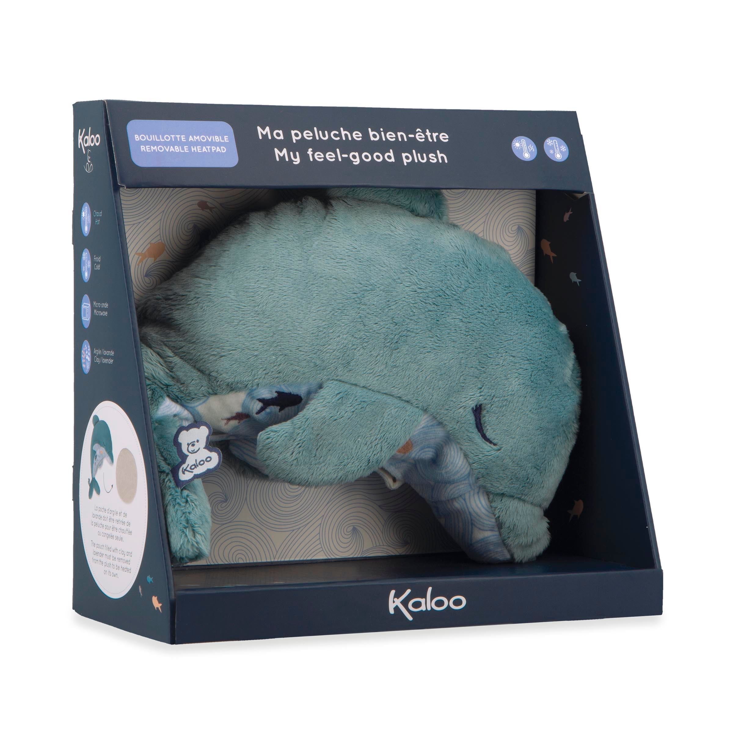 PELUCHE BIEN-ÊTRE - DAUPHIN - 24cm KALOO