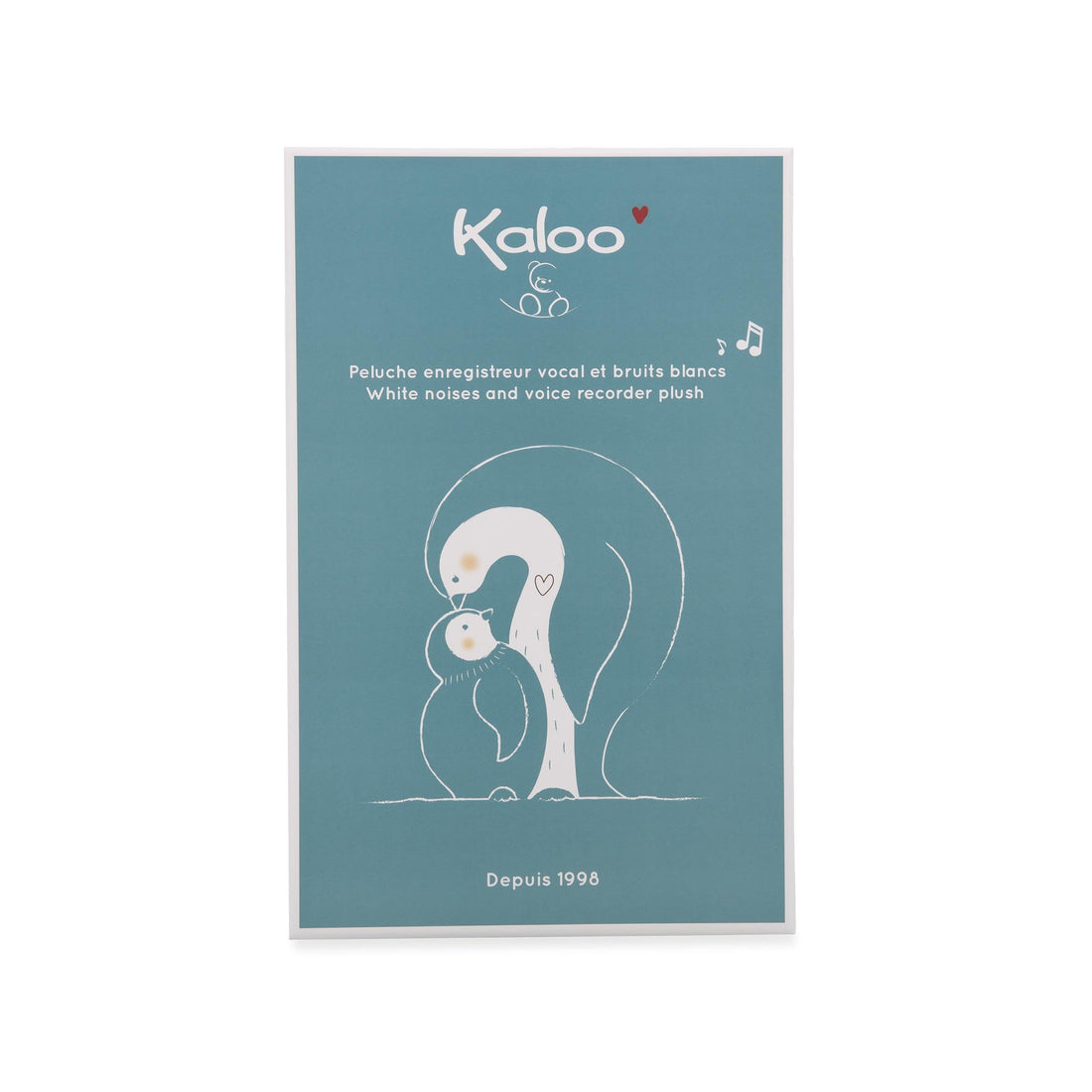 PELUCHE BRUITS BLANCS & ENREGISTREUR VOCAL - BLEU KALOO