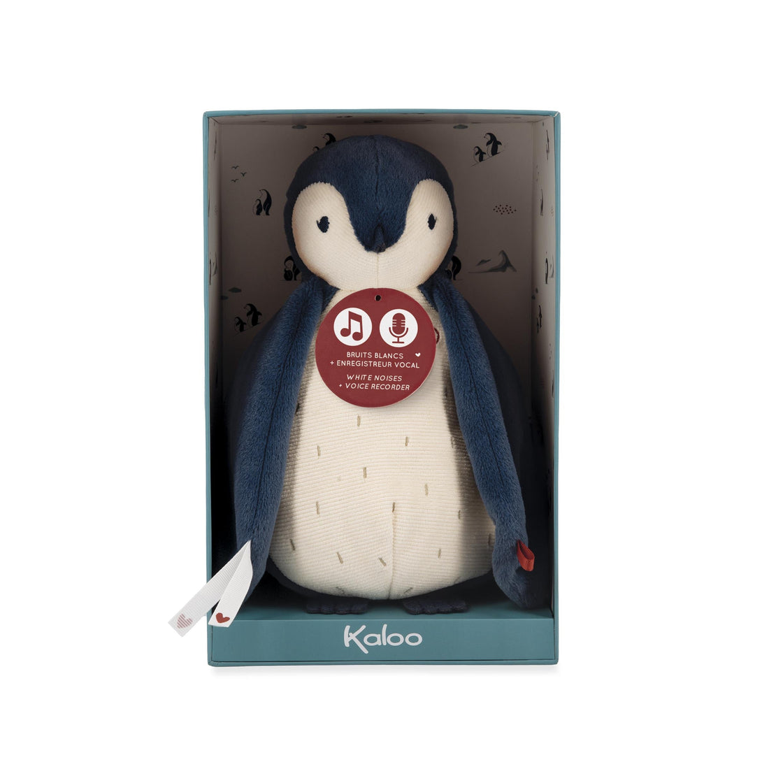 PELUCHE BRUITS BLANCS & ENREGISTREUR VOCAL - BLEU KALOO