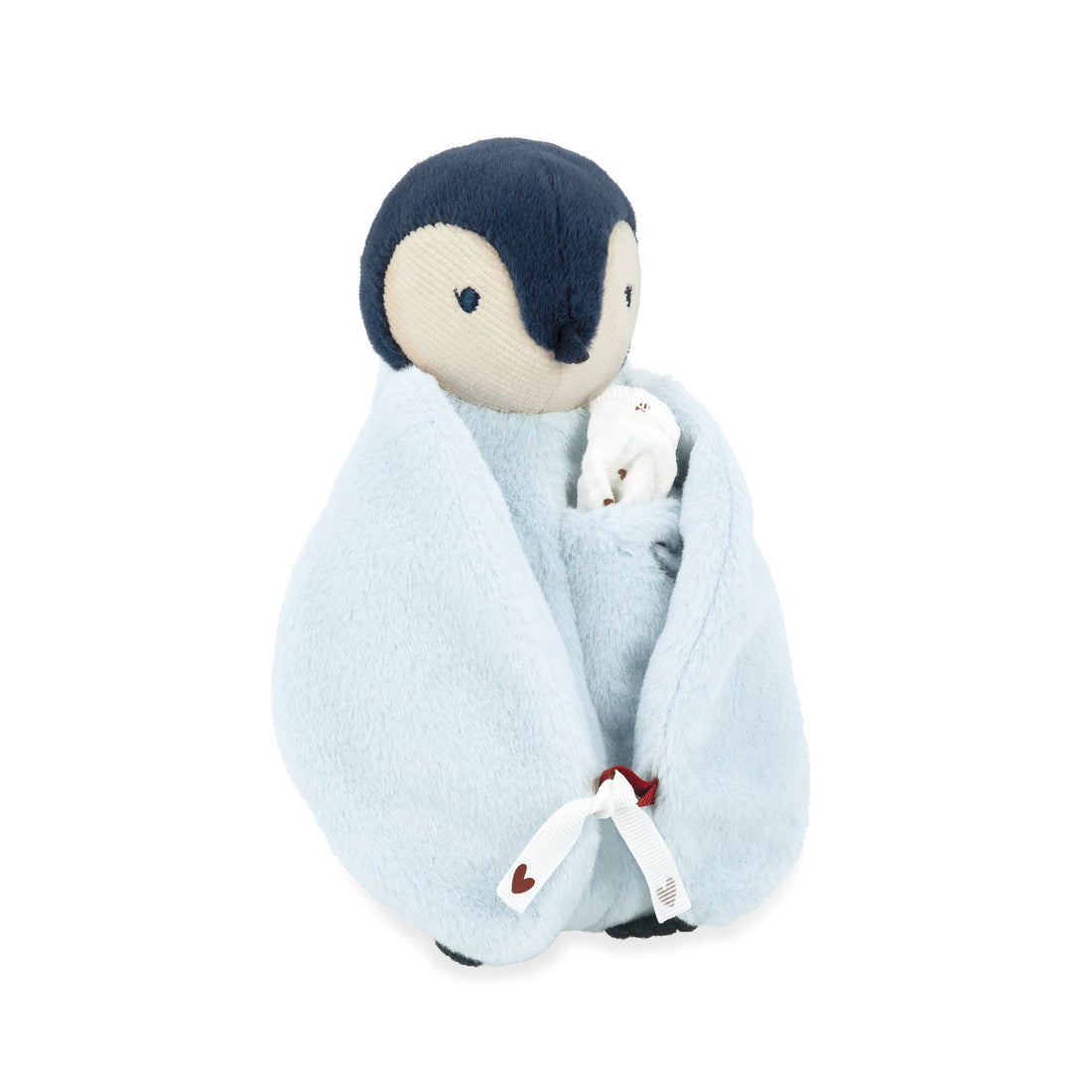 PELUCHE BISOU PINGOUIN - BLEU KALOO